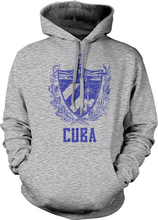 Made in USA Hoodie – Cuba Coat Arms Bold Graphic Sweatshirt with Phrygian Cap