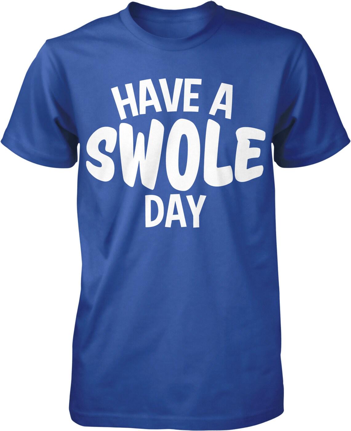 Men's Funny Fitness Shirt – Durable Cotton Gym T Shirt with Taped Neck Seams