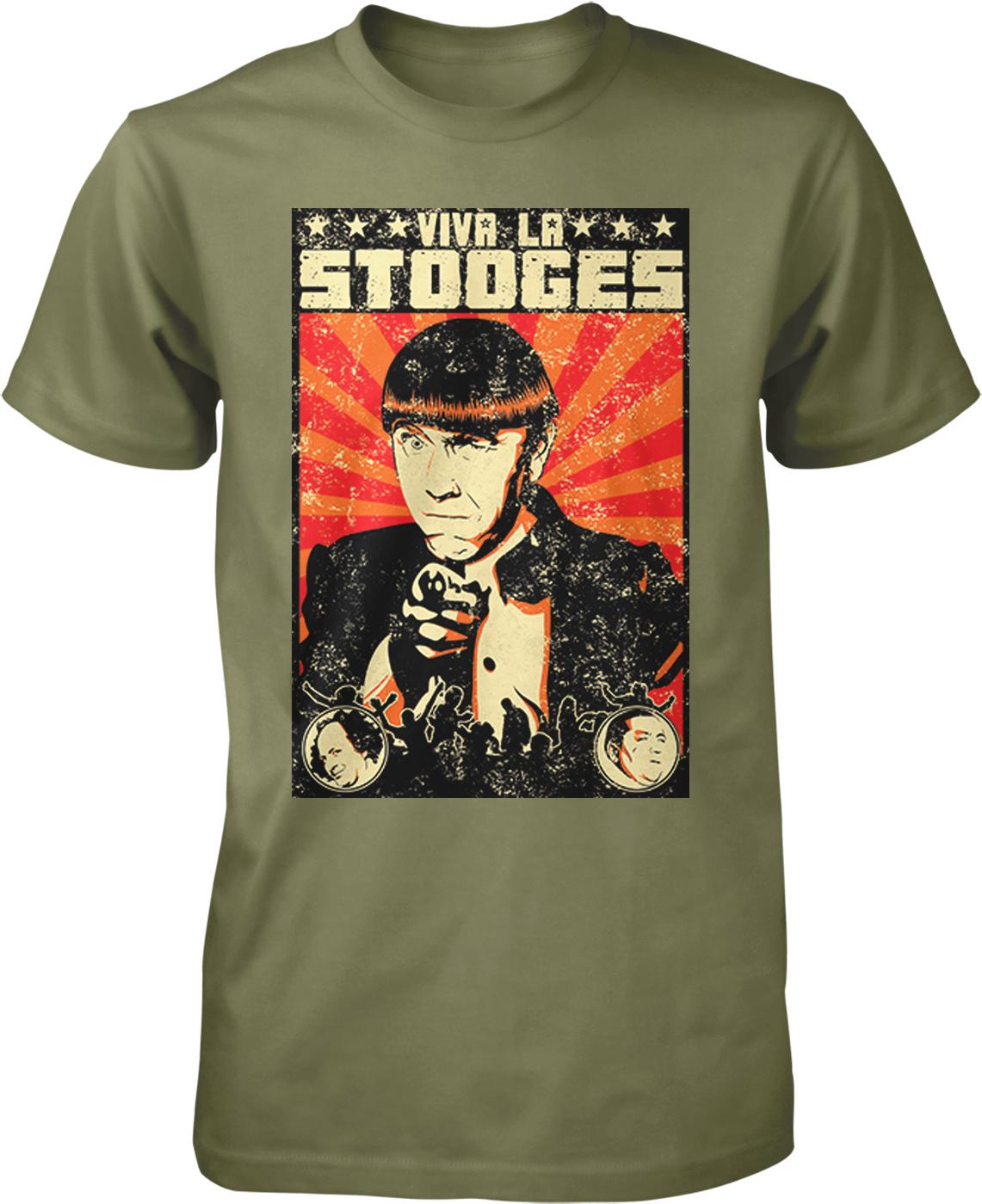 a graphic t-shirt design with a portrait of a man, along with various elements such as a clock and a starburst background.