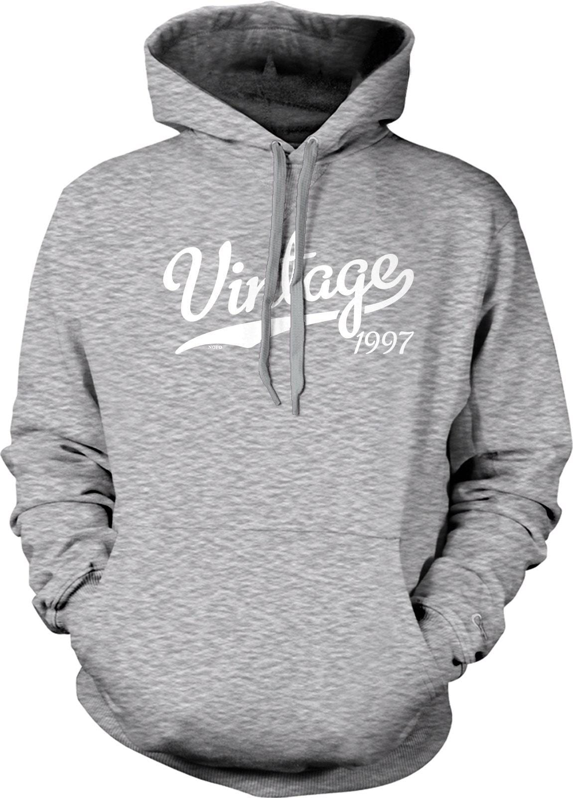 Vintage Hooded Sweatshirt - Retro 1997 Style Hoodie With Soft Durable Fabric & Double Ply Hood