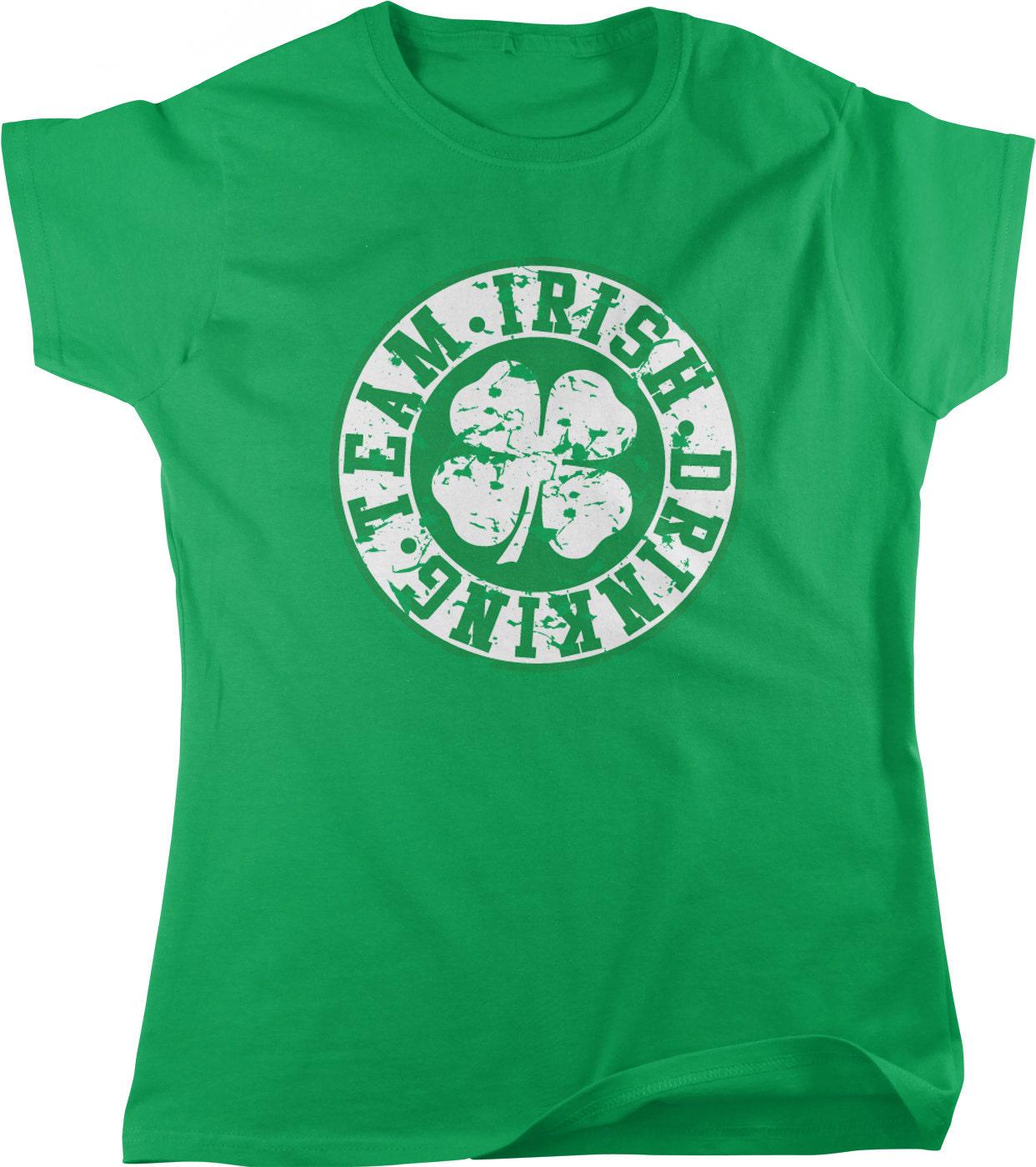 Irish Shamrock T-Shirt - Four Leaf Clover Tee | St Patricks Day Casual Wear