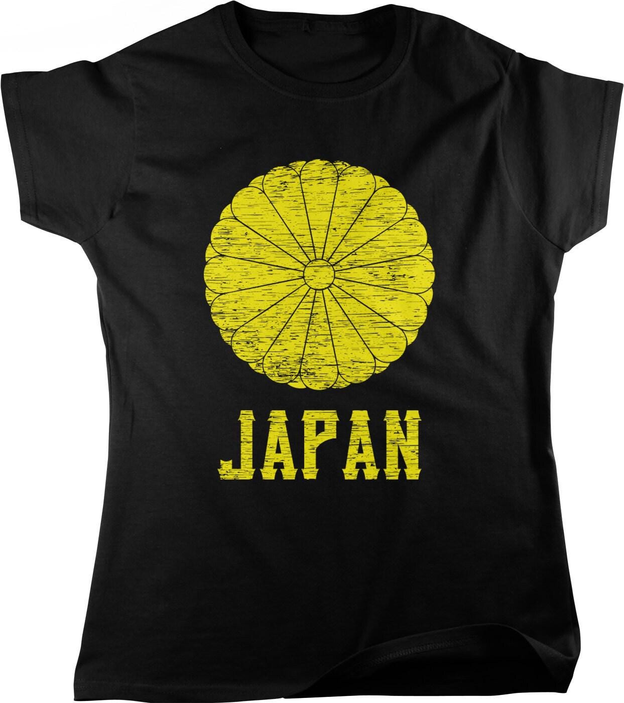 Japanese Flower Crest Tee - Asian Inspired Shirt | Comfortable Cotton Top