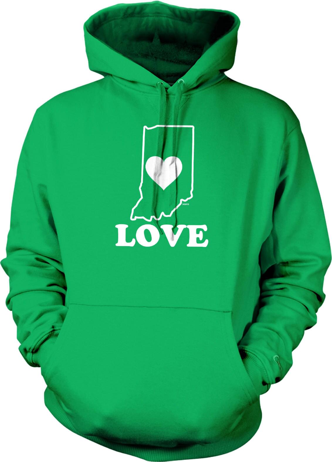 Indiana Hoosier Hoodie - Comfort Fit Sweatshirt With Double Ply Hooded Design