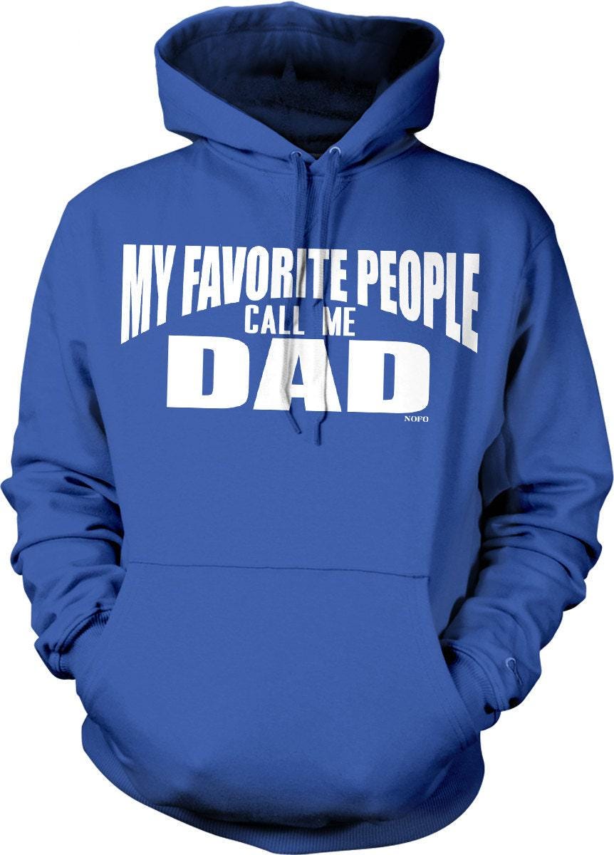 Dad Hooded Sweatshirt – Cozy Pouch Pocket Hoodie with Double Ply Hood, Durable Cotton Blend