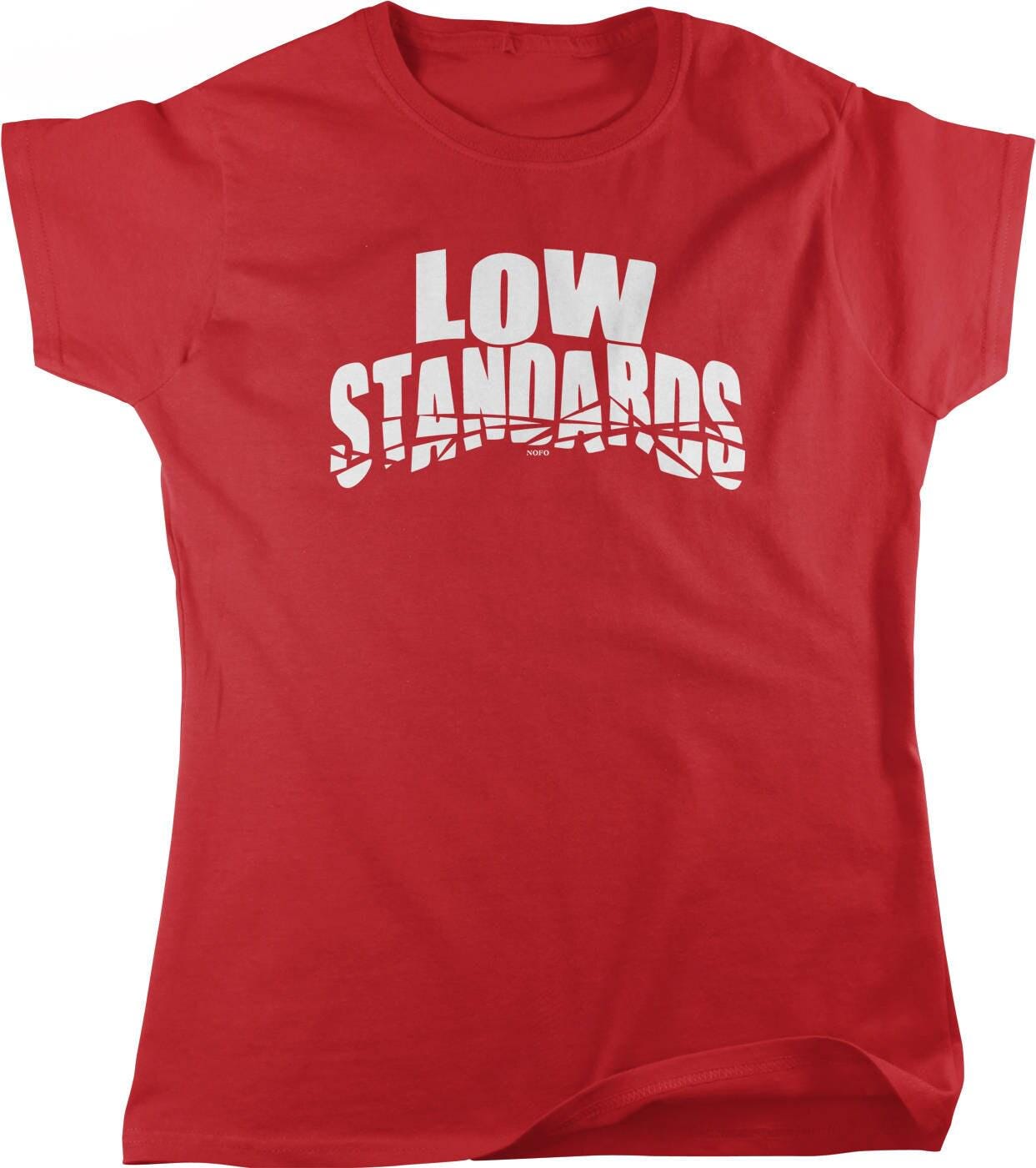 Casual Women's Tee - Low Standards Soft Cotton Shirt | Relaxed Fit, Full Cut T-Shirt