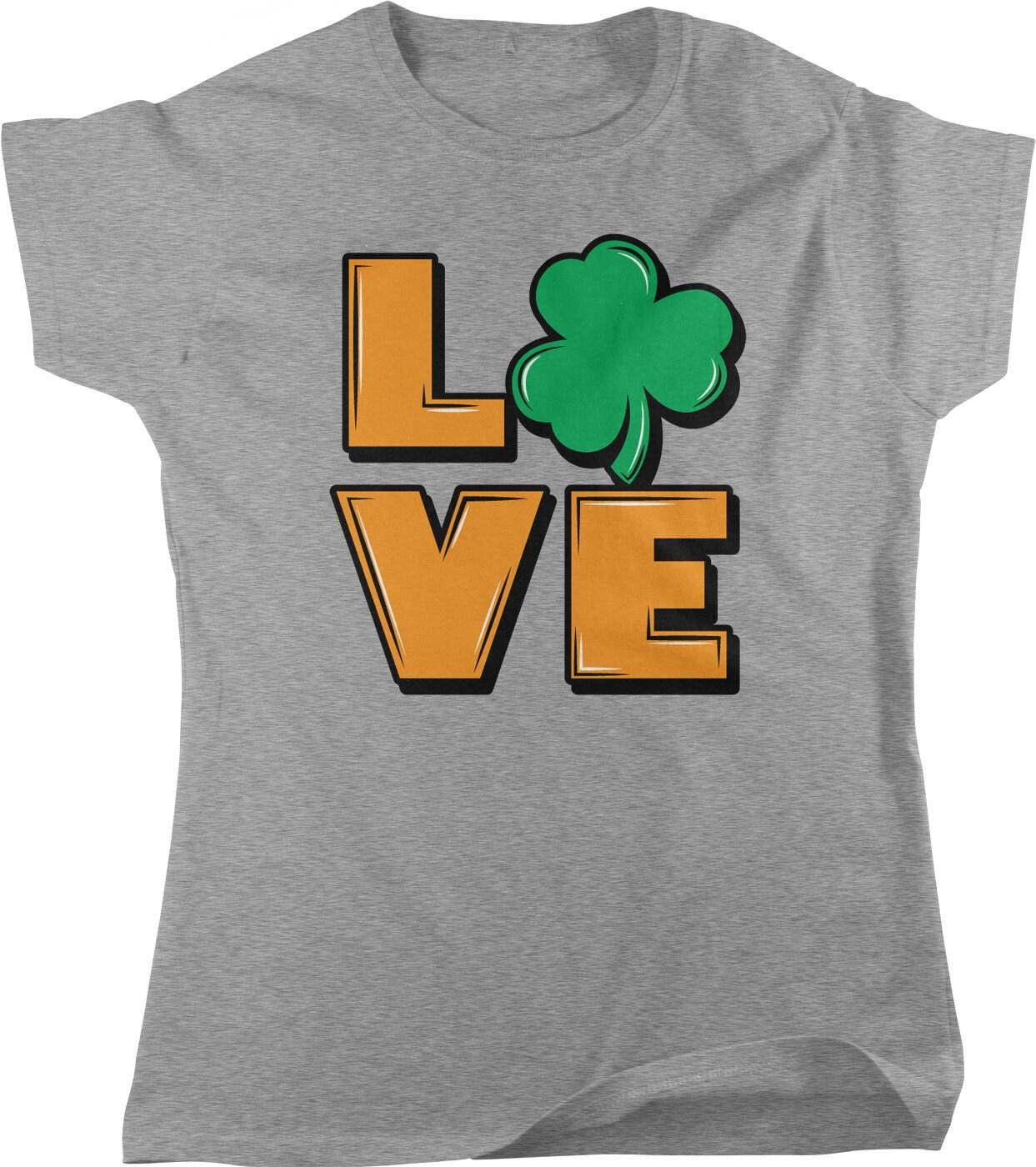 Shamrock T-Shirt – Women's Irish Pride Tee With Celtic Clover Design
