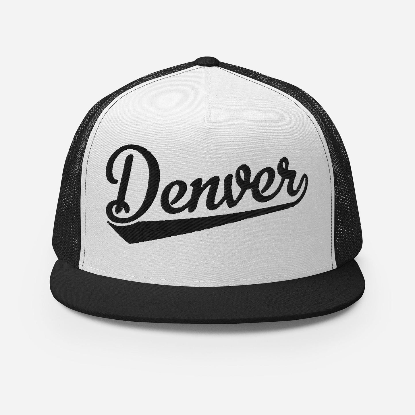 Denver Snapback Hat – 6 Panel Snapback Trucker Hat With Breathable Mesh