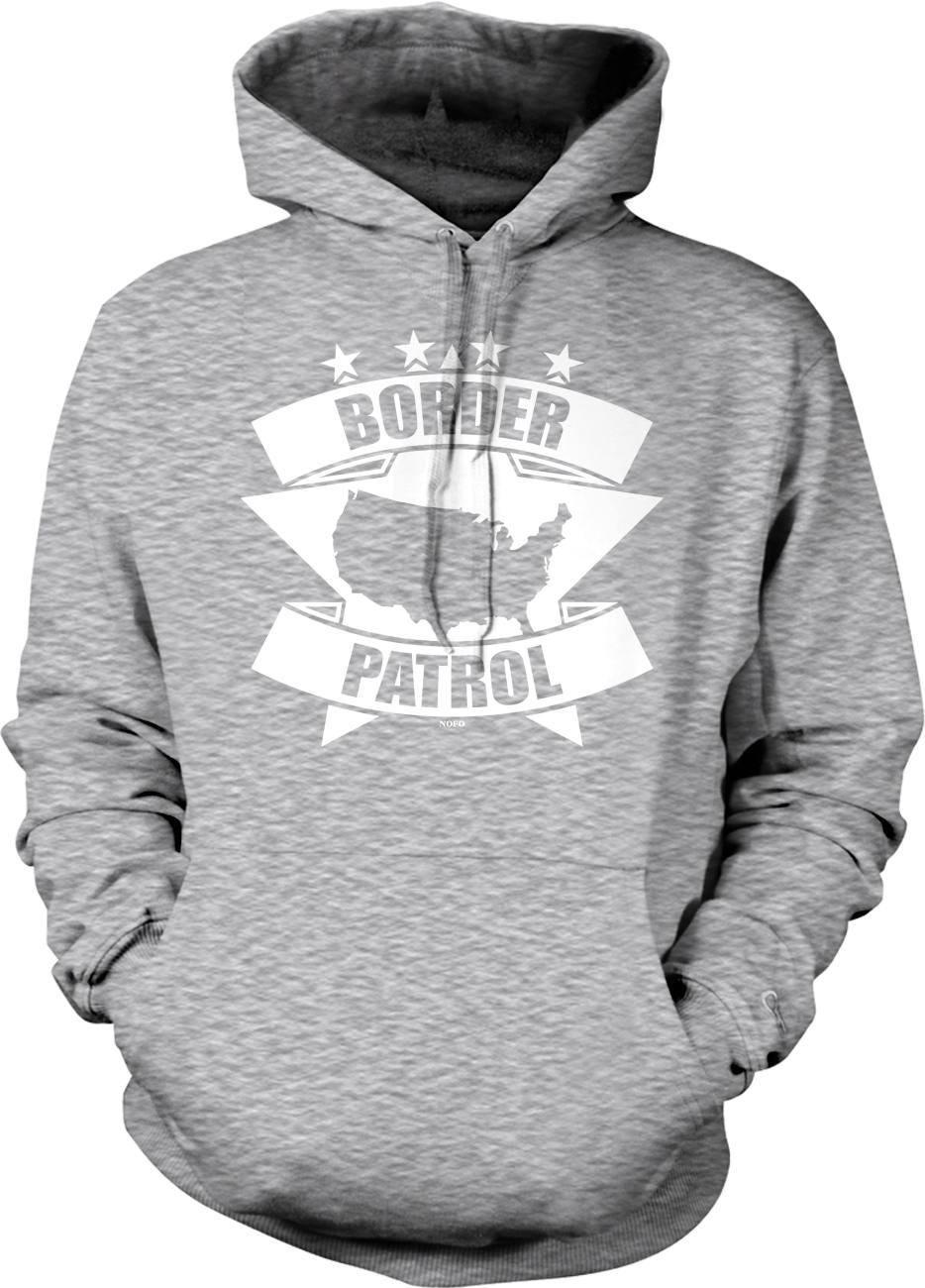 Patriotic Sweatshirt - USA Flag Hoodie With Pouch Pocket & Double Ply Design