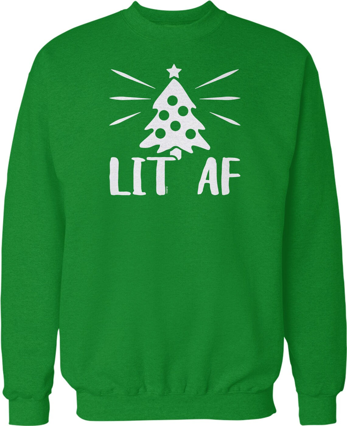 Christmas Tree Sweatshirt – Cozy Holiday Crew Neck With Pouch Pocket Hoodie