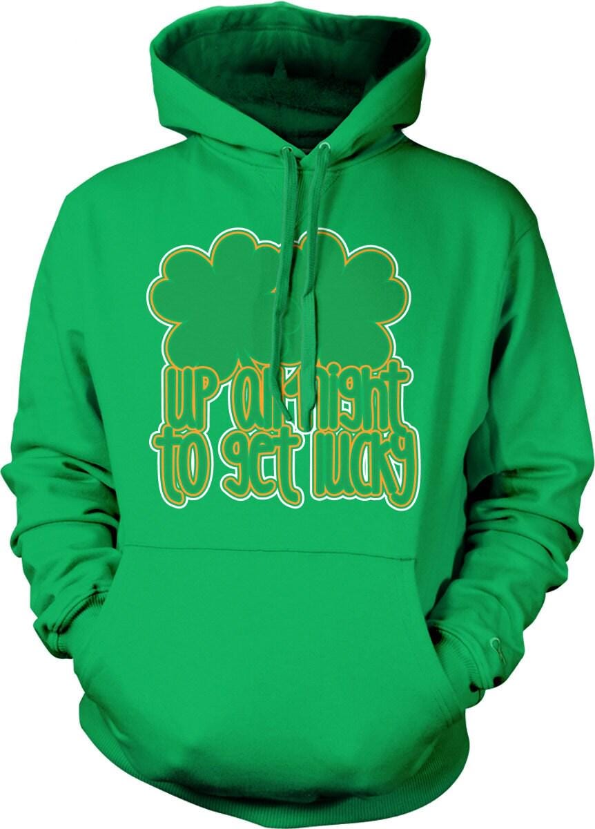 Four Leaf Clover Hoodie - Cozy St Patricks Day Sweatshirt With Celtic Charm