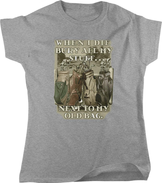 Women's Golf T-Shirt - Funny Golf Tee With Soft Cotton & Seamless Collar Shirt