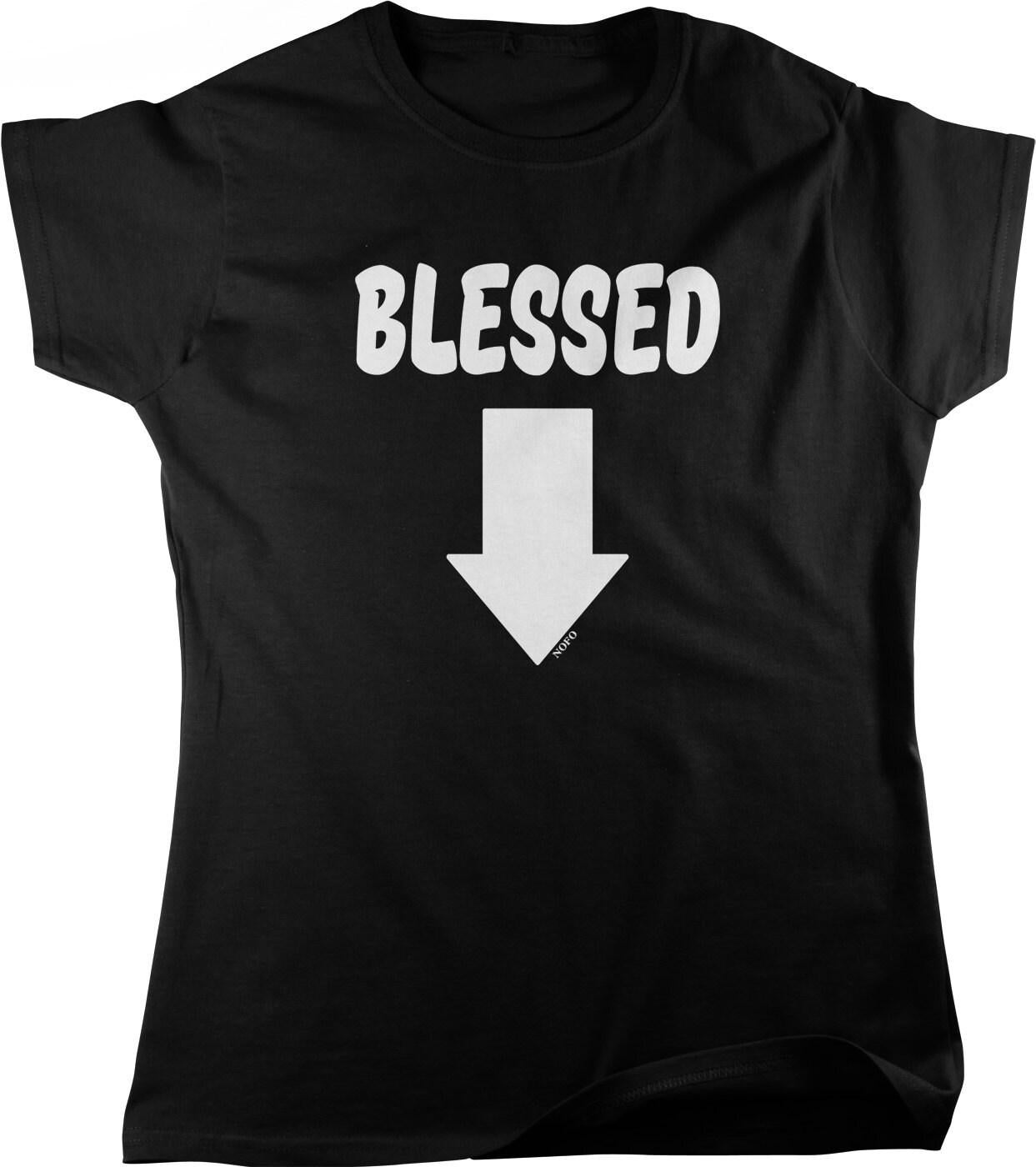Blessed Women's Tee - Comfortable Cotton Shirt | Relaxed Fit, Machine Washable