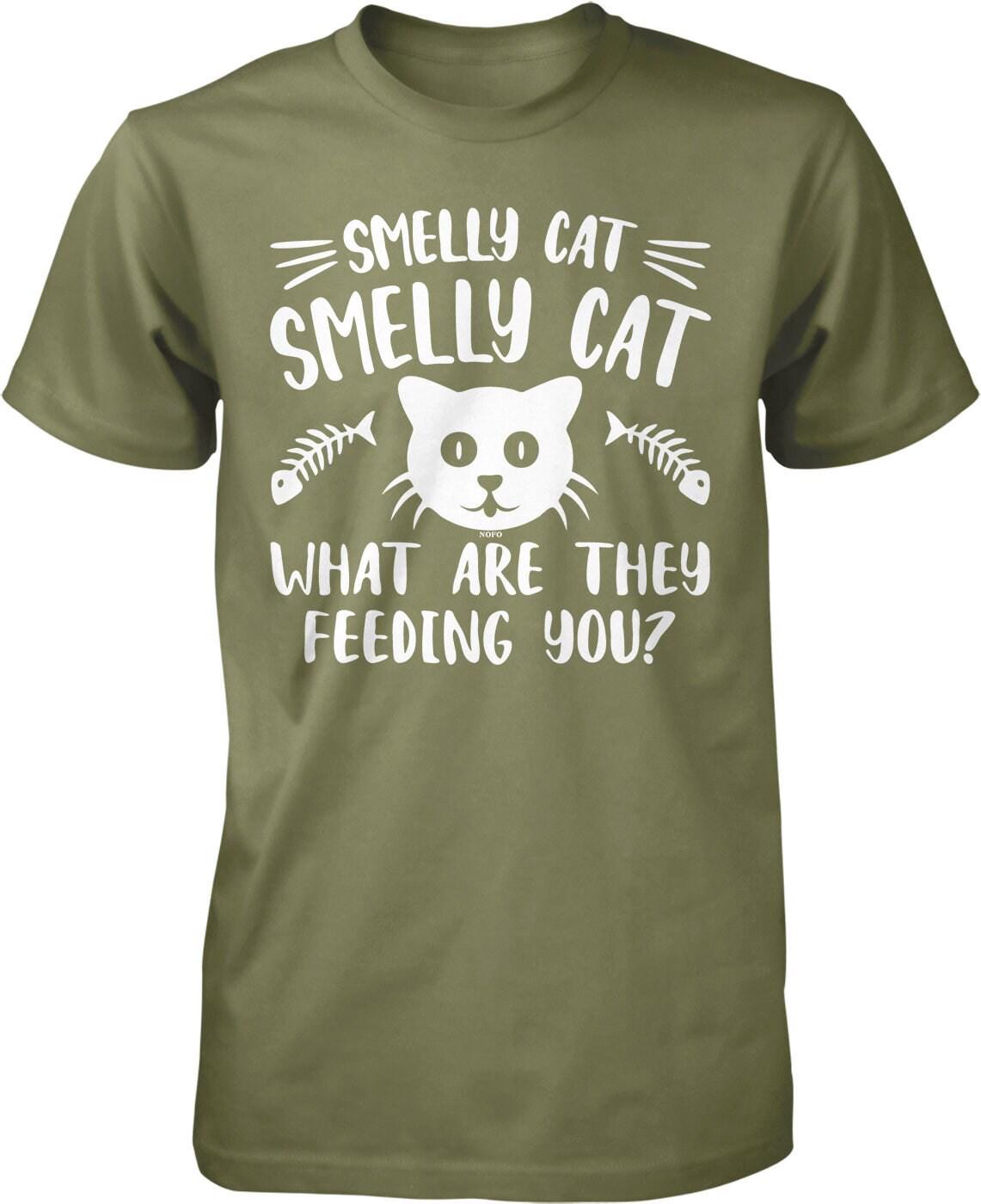 Smelly Cat T-Shirt – Men's Cotton Tee With Breathable Soft Pre-Shrunk Fabric