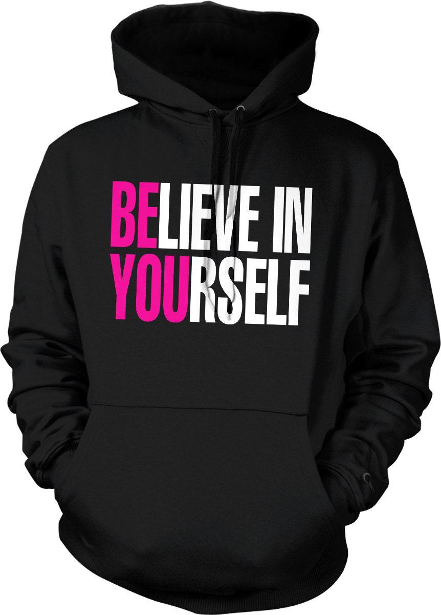 Be You Hooded Sweatshirt – Comfortable Gym Wear With Pouch Pocket & Adjustable Drawcord