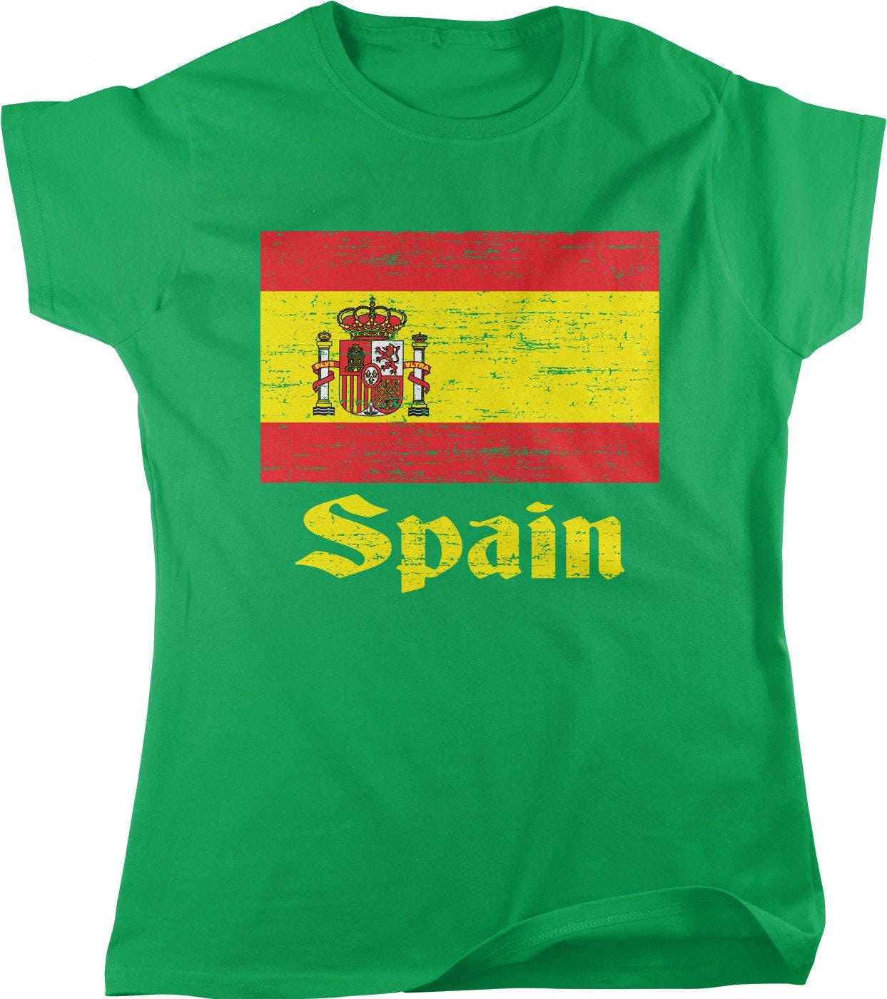 Spanish Flag T-Shirt - Women's Cotton Shirt | La Rojigualda Pride Tee