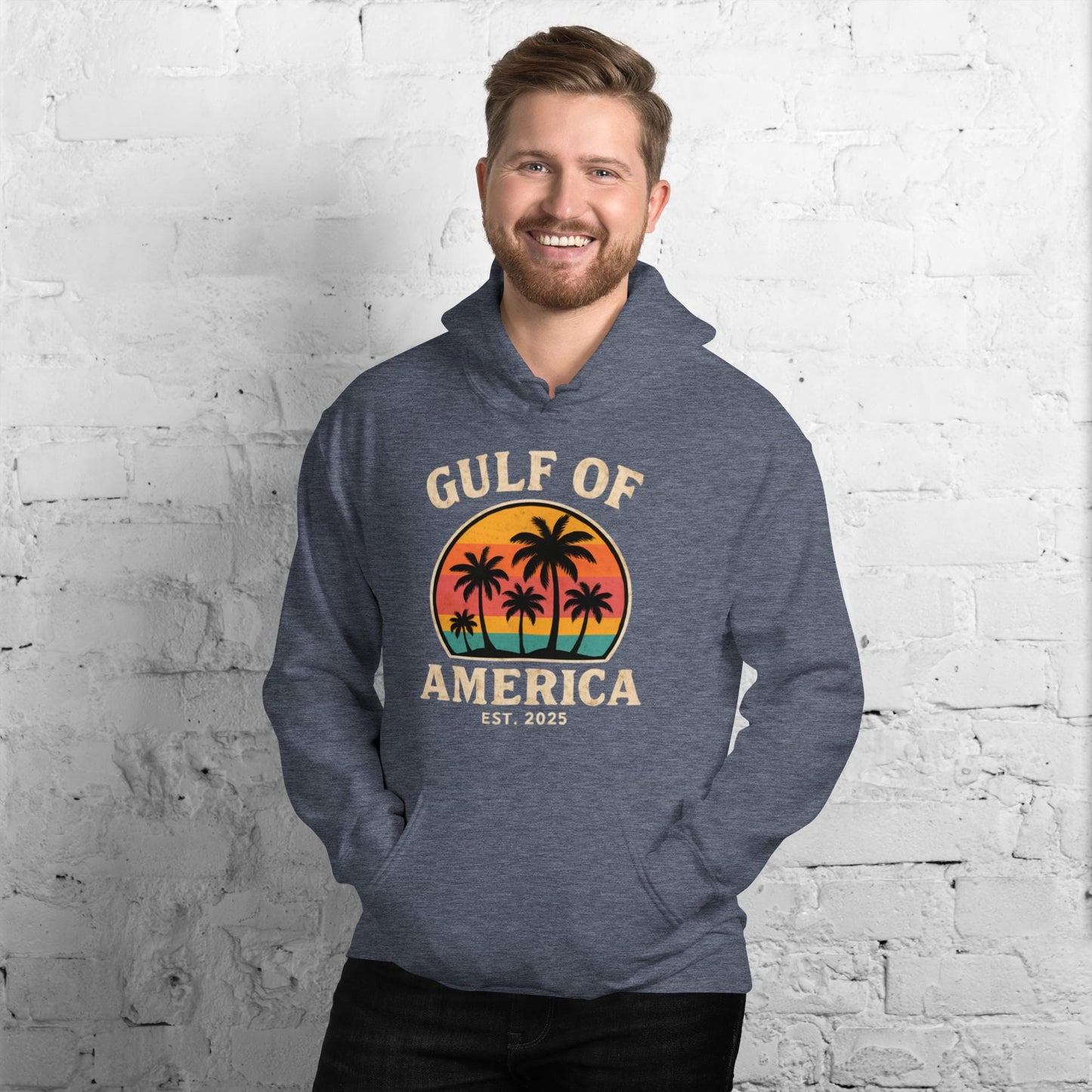 gulf of america est. 2105, maga Unisex Hoodie