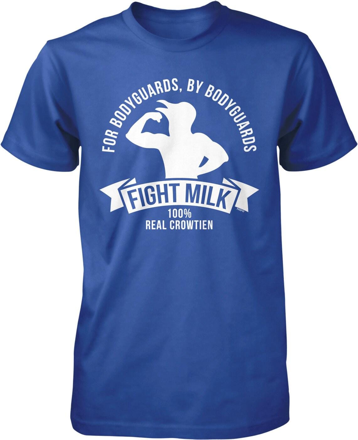Fight Milk T-shirt – Men’s Graphic Tee with Pre-Shrunk Cotton, Durable Casual Shirt