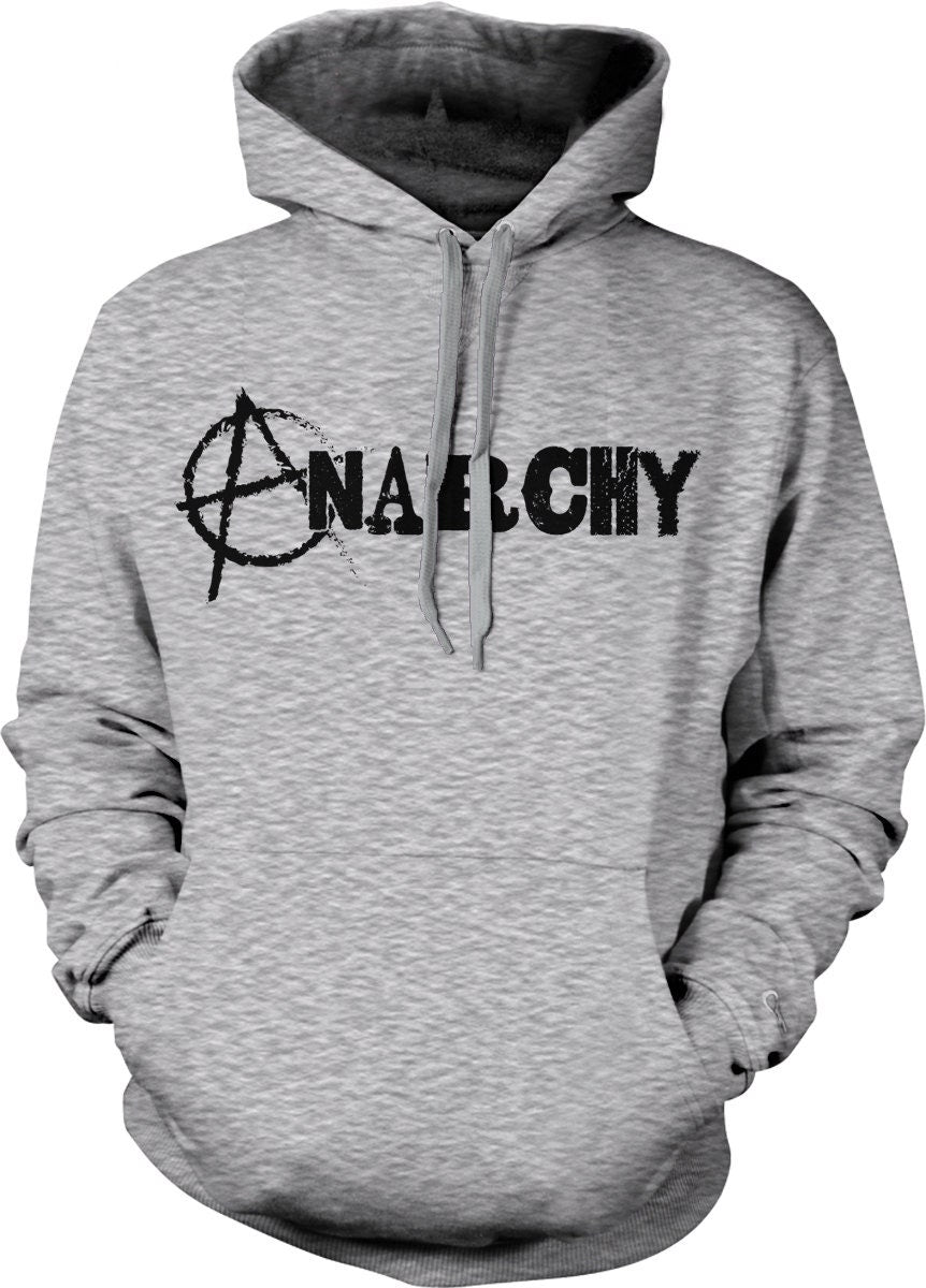 Political Philosophy Hoodie - Anarchy Sweatshirt With Pouch Pocket & Durable Casual Wear