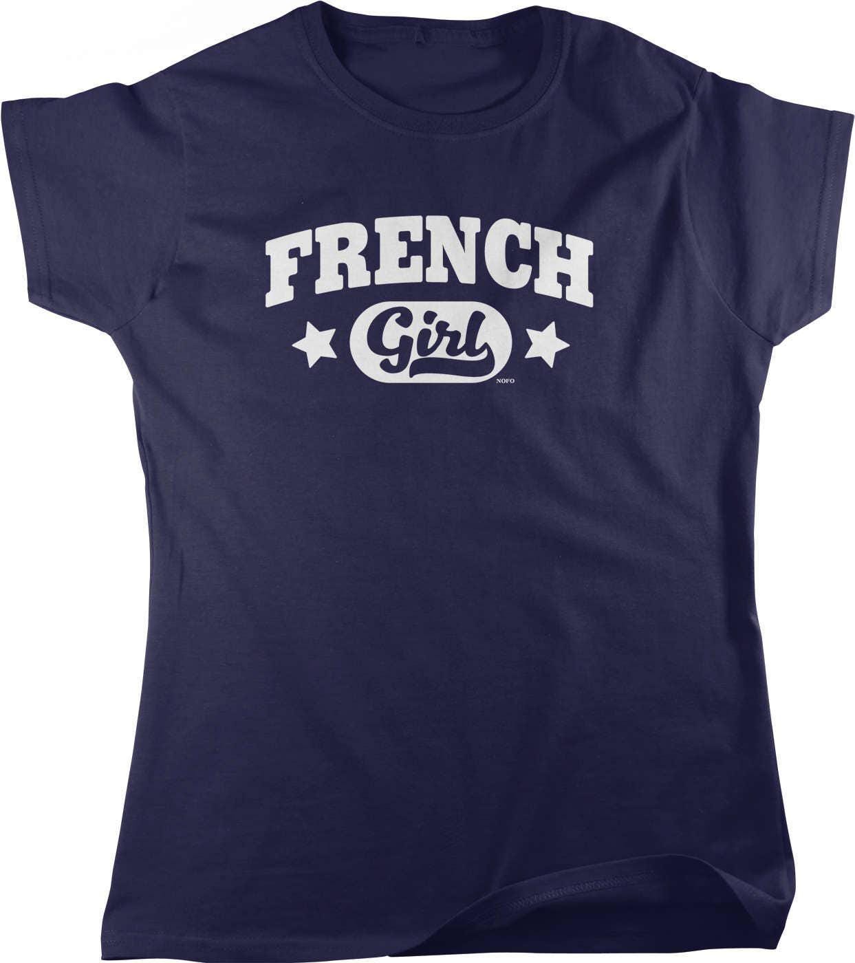 French Cotton T-Shirt – Soft Cotton Shirt With Paris Crest Design & Olive Branch Graphic