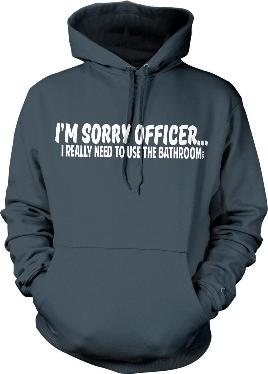 Funny Police Hoodie – Cop Humor Sweatshirt With Set-In Sleeves & Cotton Blend