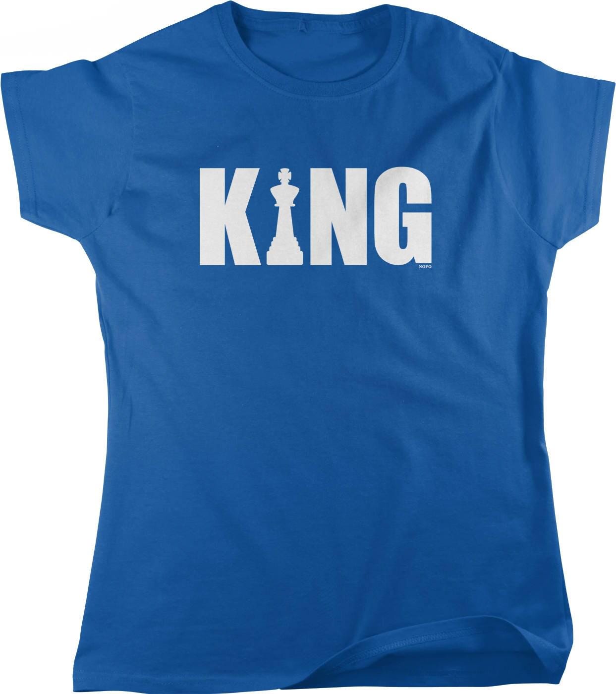 Chess Lover T-Shirt - Women's Casual Tee With King Chess Design | Relaxed Fit Cotton