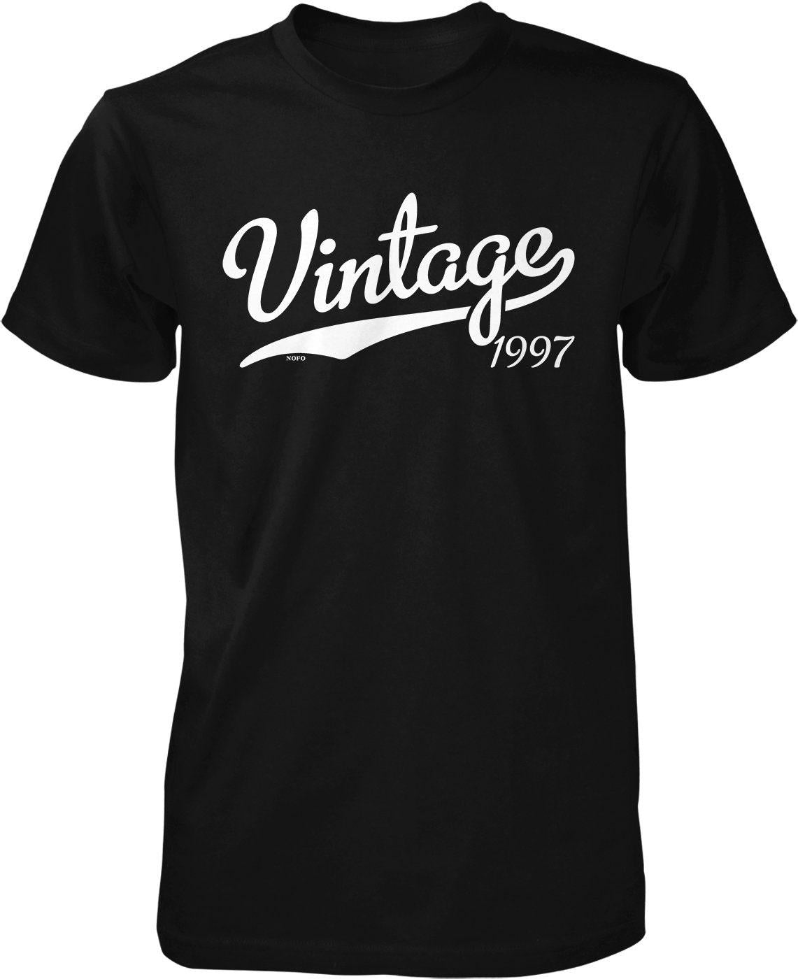 Vintage Men's T-Shirt - Classic 1997 Fit Tee | Soft Cotton Fabric