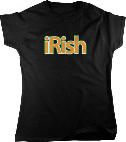 Irish Luck T-Shirt - Women's St Patricks Tee | Clover Shamrock Shirt, Pre Shrunk Cotton