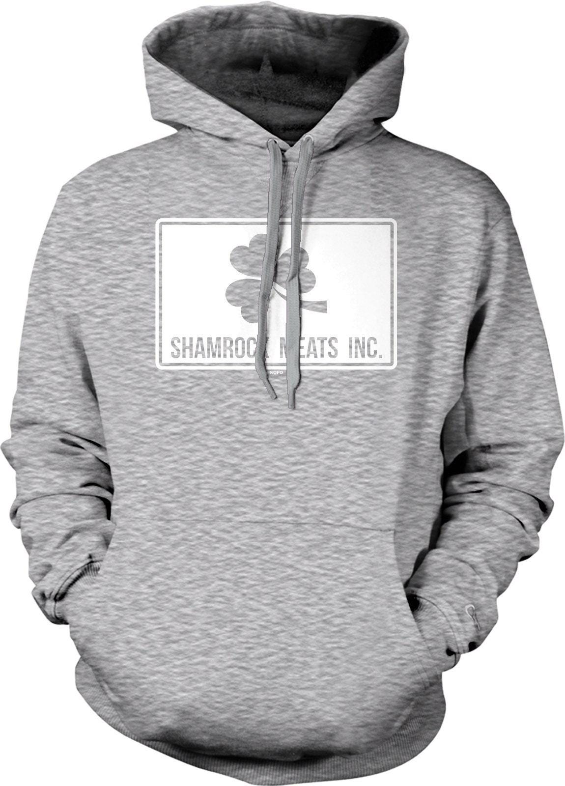Shamrock Meats Sweatshirt - Durable Hooded Cotton Blend Pullover For Philadelphia Fans