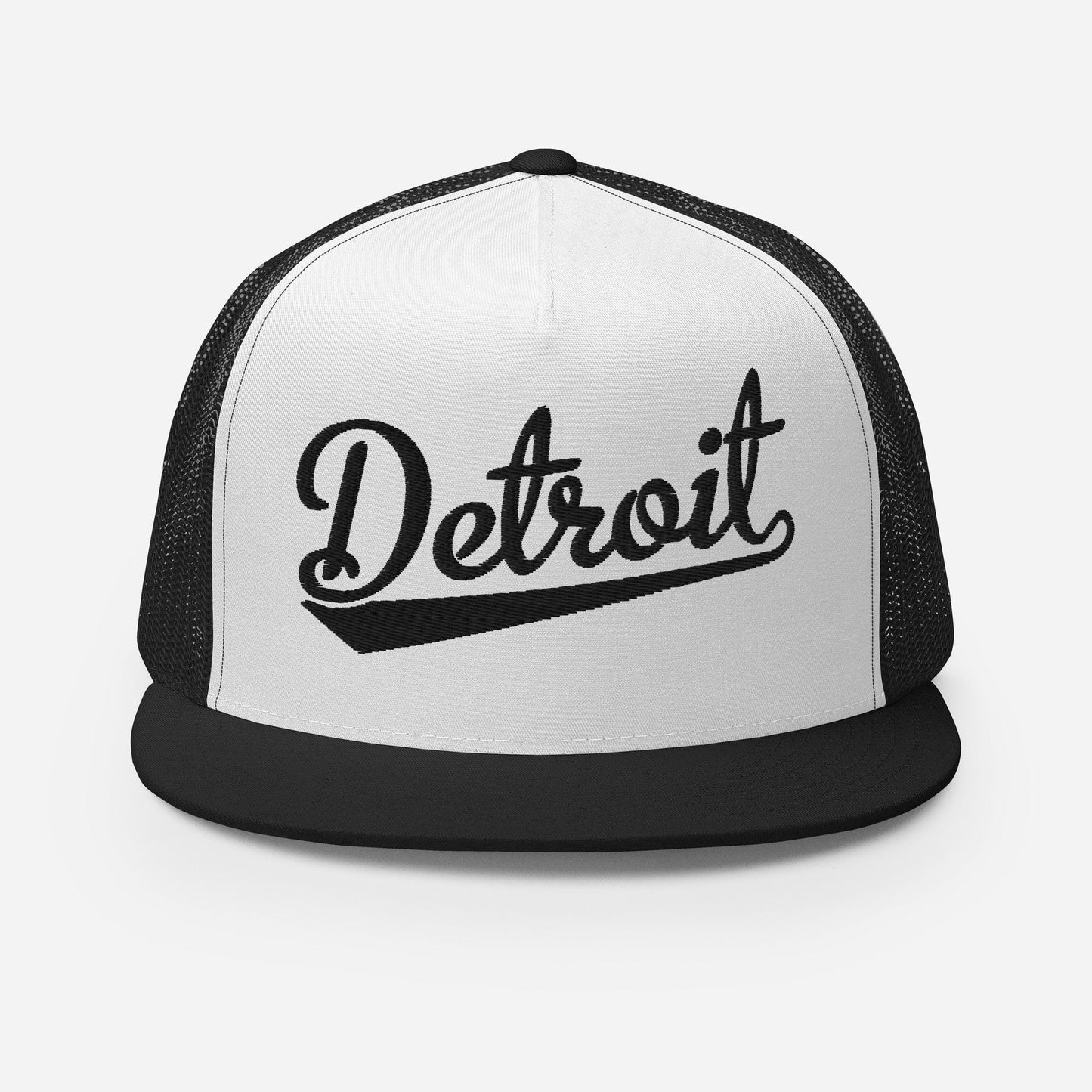 Detroit Snapback Hat – Five Panel Hat With Breathable Mesh & Custom Thread Colors