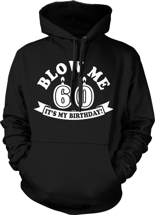 60th Birthday Sweatshirt – Vintage Style Hoodie With Double Ply Hood & Pouch Pocket