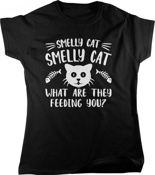 Smelly Cat T-shirt - Women's Cotton Tee | Iconic TV Sitcom Apparel, Pre-Shrunk Cotton
