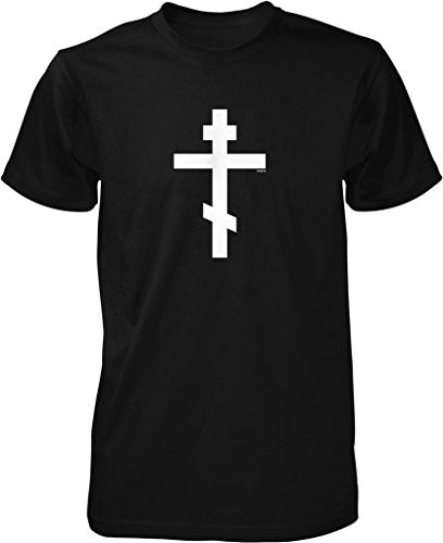 NOFO Clothing Co Orthodox Cross, Byzantine, Russian Orthodox Cross Men's T-Shirt