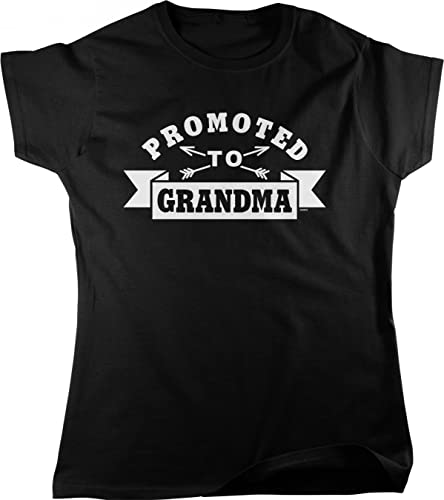 Grandma Women's T-Shirt – Promoted To Grandma Shirt | Comfortable Cotton Tee