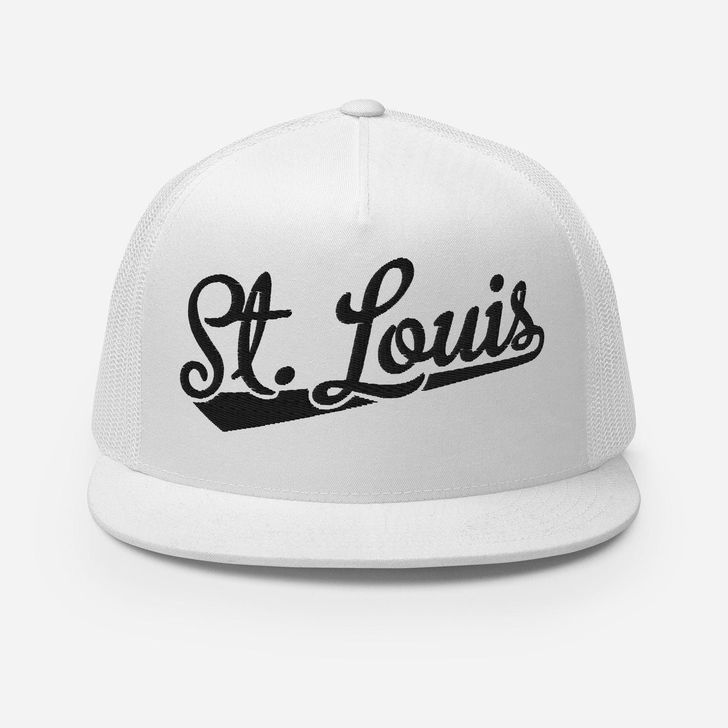Snapback Trucker Hat – St Louis Baseball Cap With Breathable Mesh Back & Cotton Front Panel