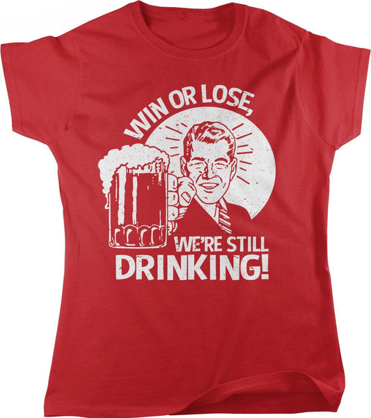 Women's Drinking T-Shirt – Casual Party Tee With Pre-Shrunk Cotton Fit