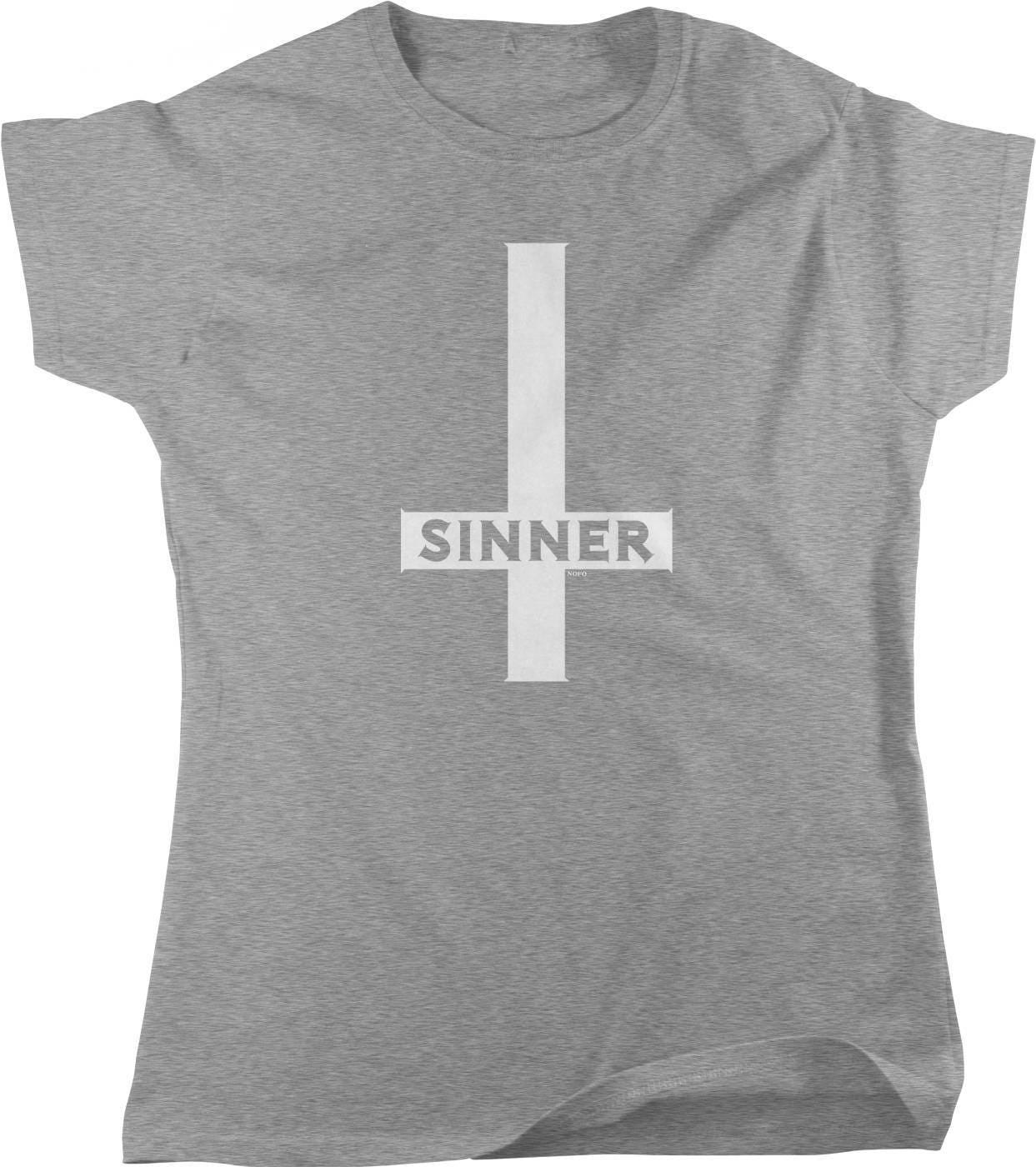 Inverted Cross T-Shirt - Gothic Women's Tee With Edgy Graphic Design & Comfortable Cotton