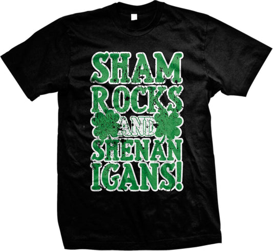 Irish Shamrock T-Shirt – Four Leaf Clover Shirt | St Patricks Day Tee, Beer Drinking