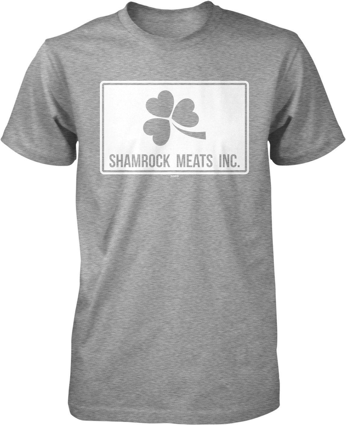Men's T-Shirt | Shamrock Meats Inc Durable Philly Culture Shirt - Cotton Tee