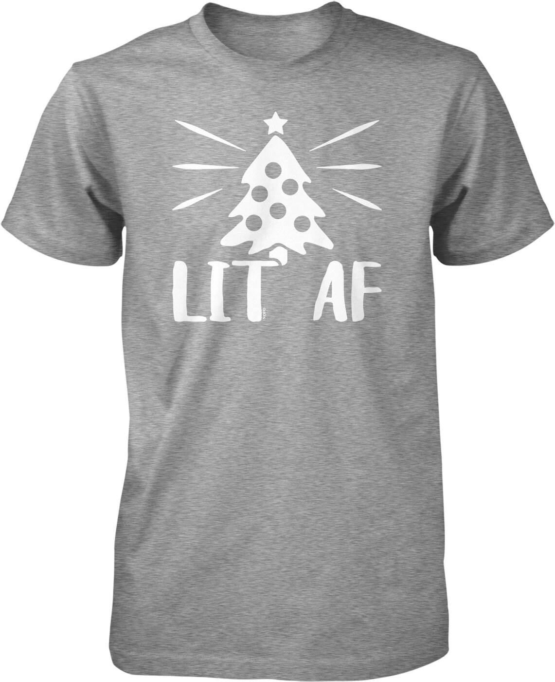 Christmas Tree T-Shirt - Men's Holiday Shirt | Durable Casual Wear Tee