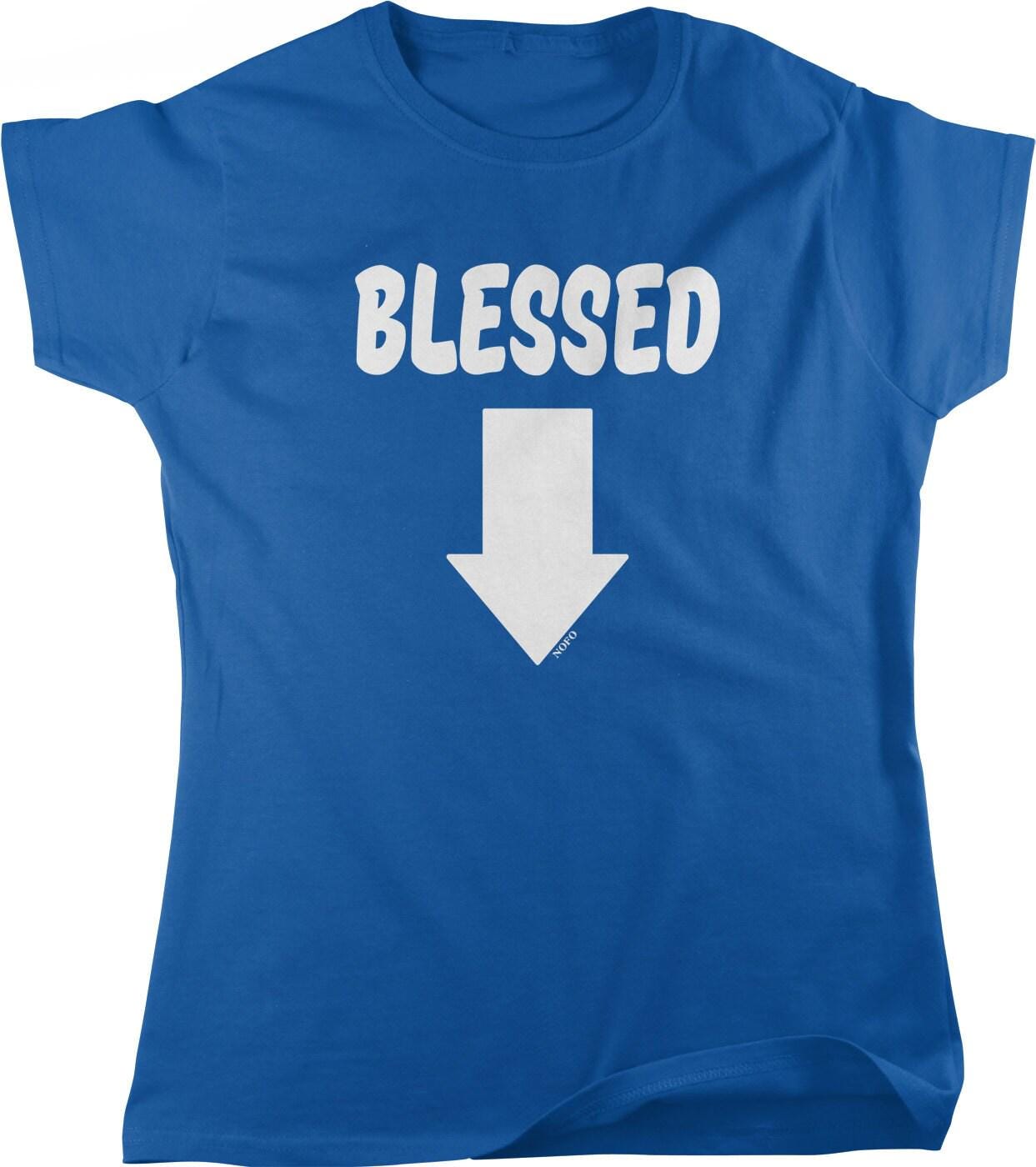 Blessed Women's Tee - Comfortable Cotton Shirt | Relaxed Fit, Machine Washable