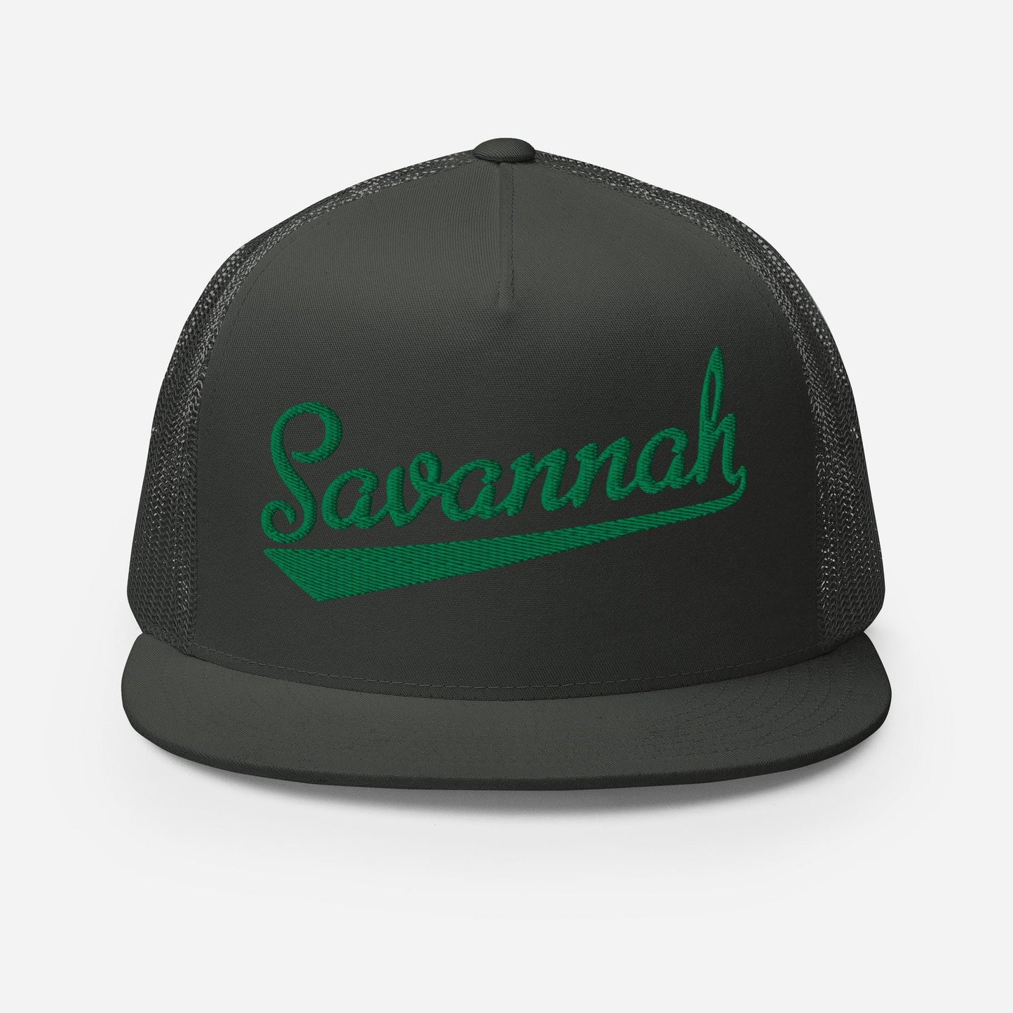 Snapback Trucker Hat - 6 Panel Cotton Front Panel With Polyester Mesh Back