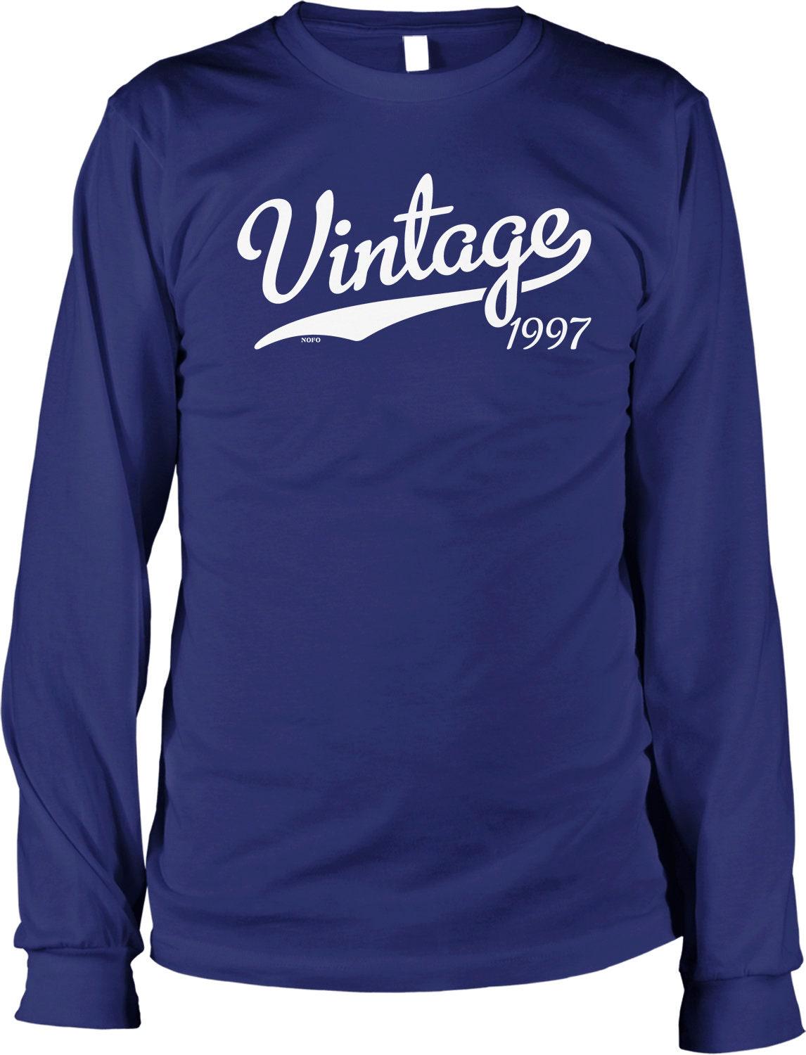 Vintage Long Sleeve Shirt – Mens Cotton 1997 Shirt With Comfortable Fit & Durable Casual Wear