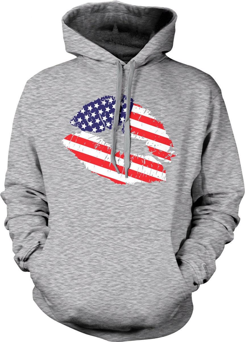 American Flag Sweatshirt – US Pride Hoodie | Unisex Casual Cotton Polyester Blend