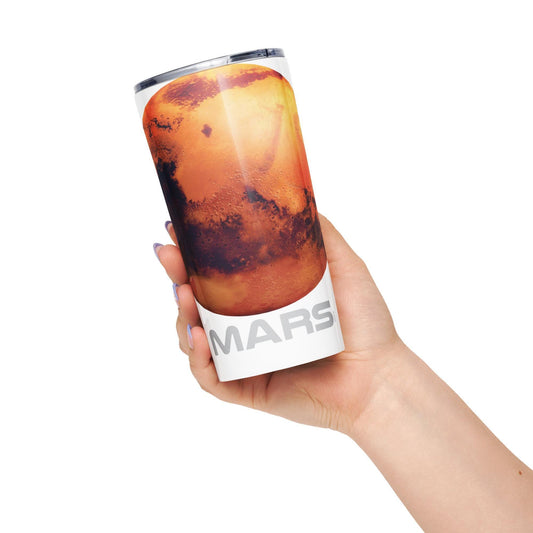 Tapered stainless steel tumbler