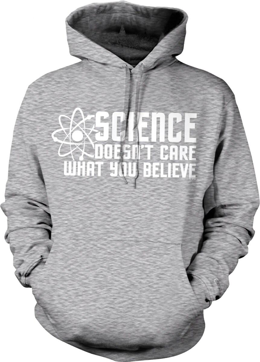 Science Hooded Sweatshirt – Cozy Science Hoodie with Double Ply Hood & Pre Shrunk Fabric