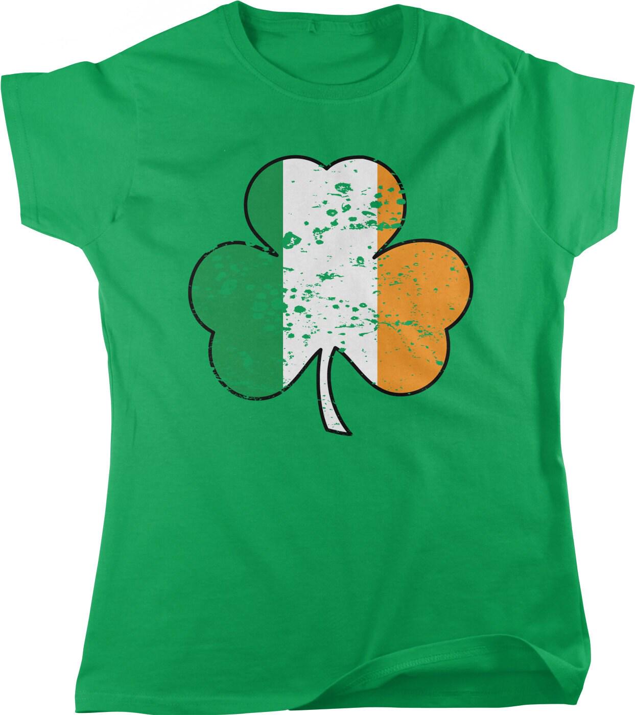 Shamrock T-Shirt - Irish Clover Shirt | Women's Celtic Tee, Comfort Fit