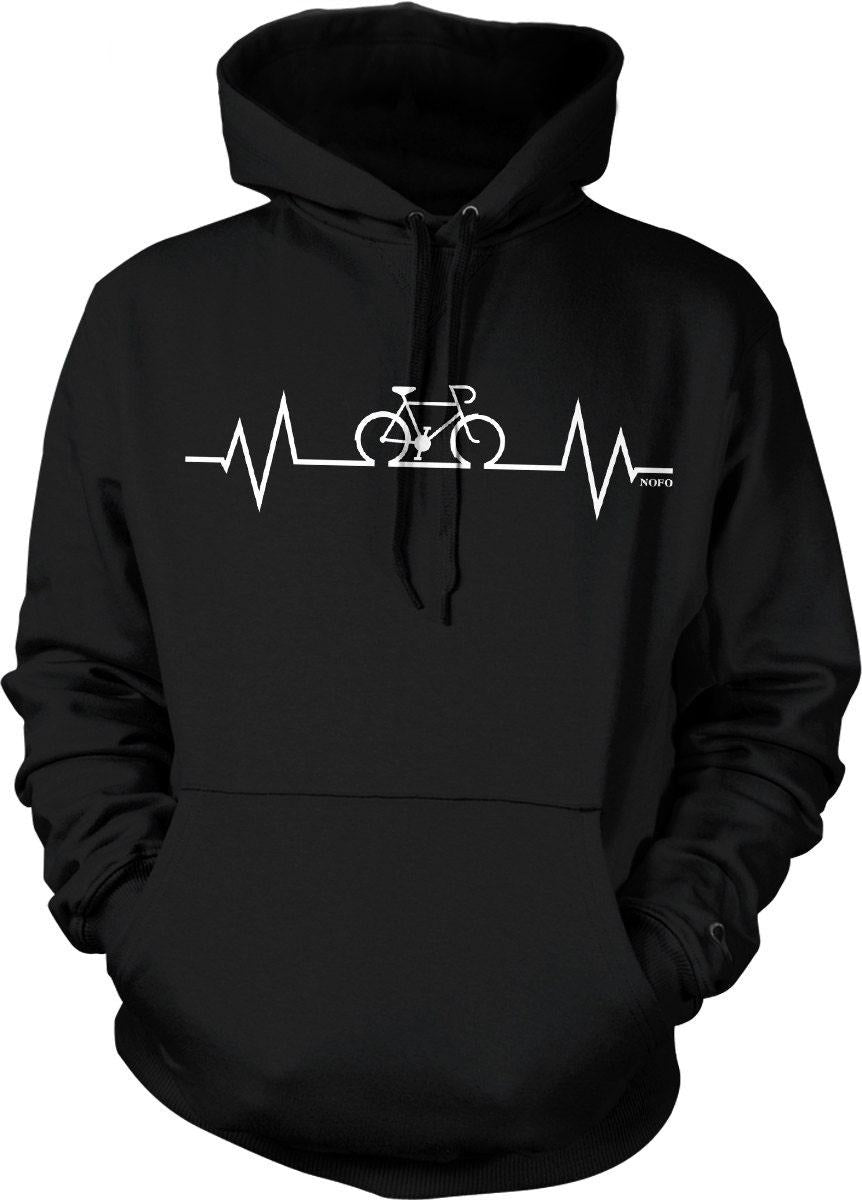 Cycling Hooded Sweatshirt – Durable Bike Hoodie With Double-Ply Hooded Design
