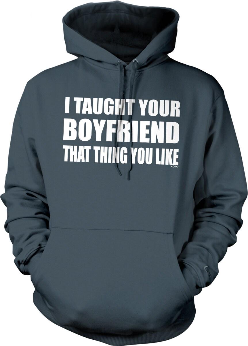 Hooded Sweatshirt – Funny Boyfriend Cozy Winter Layering Hoodie With Pouch Pocket & Soft Fabric