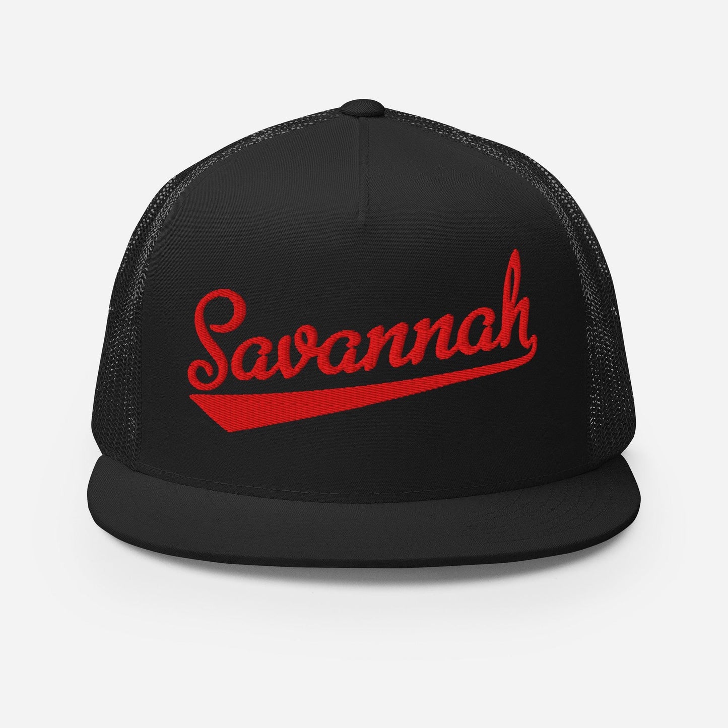 Snapback Trucker Hat - 6 Panel Cotton Front Panel With Polyester Mesh Back