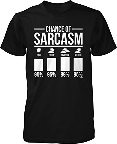 NOFO Clothing Co Forecast Chance of Sarcasm Men's T-Shirt